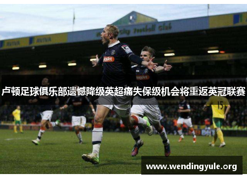 卢顿足球俱乐部遗憾降级英超痛失保级机会将重返英冠联赛 卢顿足球俱乐部遗憾降级英超痛失保级机会将重返英冠联赛